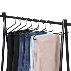 Outlet SONGMICS Panier à linge mince avec couvercle 65L gris tourterelle