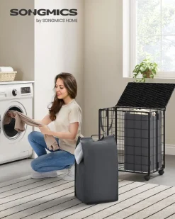 Online SONGMICS Panier à Linge Sale 110L