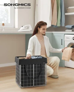 Online SONGMICS Panier à Linge Sale 90L