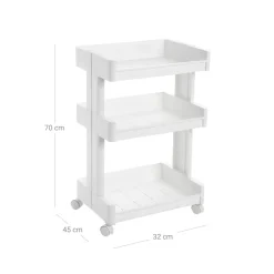 Best SONGMICS Panier à linge tri bambou blanc Marron