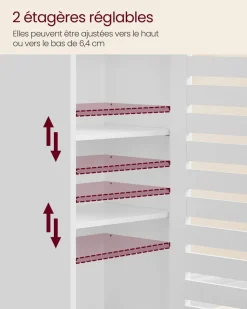 Store SONGMICS Panier à linge tri tissé