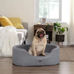 Outlet SONGMICS Panier coussin réversible S Gris