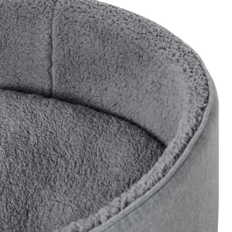 Best SONGMICS Panier coussin réversible M Gris