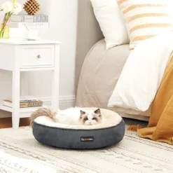 Clearance SONGMICS Panier donut gris clair