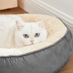 Clearance SONGMICS Panier donut gris clair