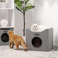 Clearance SONGMICS Panier pour chat boîte