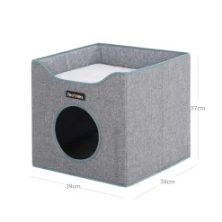 Clearance SONGMICS Panier pour chat boîte