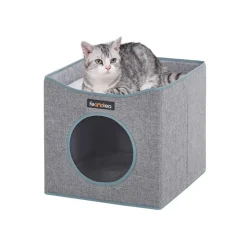 Best Sale SONGMICS Panier pour chat pliable Gris