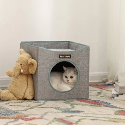 Best Sale SONGMICS Panier pour chat pliable Gris