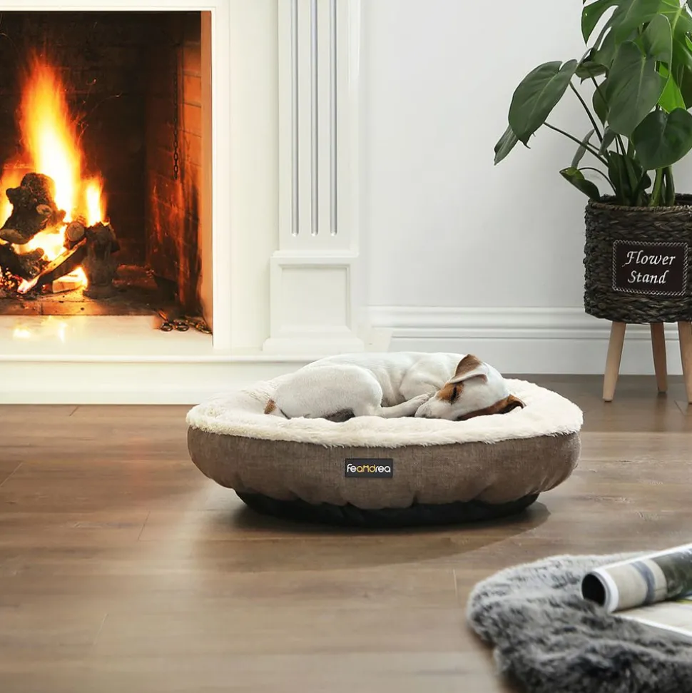 Flash Sale SONGMICS Panier pour chien 55 cm marron