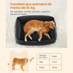 New SONGMICS Panier pour chien 110 x 75 cm