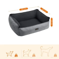 Best Sale SONGMICS Panier pour chien 80 x 60 cm Gris