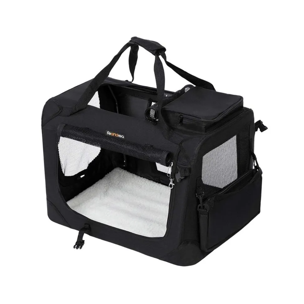 Clearance SONGMICS Panier pour chien 95 x 60 x 8 cm gris foncé