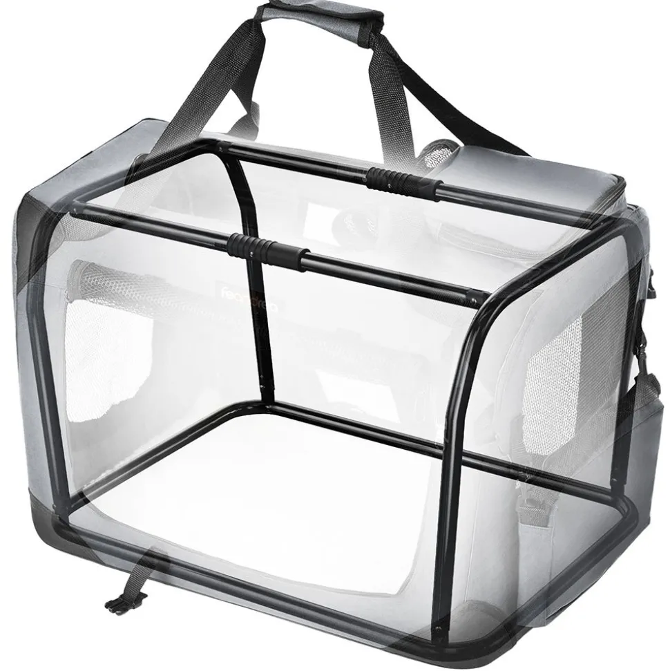 Clearance SONGMICS Panier pour chien 95 x 60 x 8 cm gris foncé