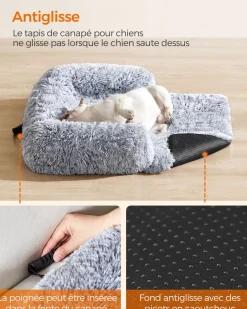 Sale SONGMICS Panier pour chien 80 x 75 x 16 cm gris ombré
