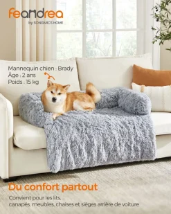 Sale SONGMICS Panier pour chien 80 x 75 x 16 cm gris ombré