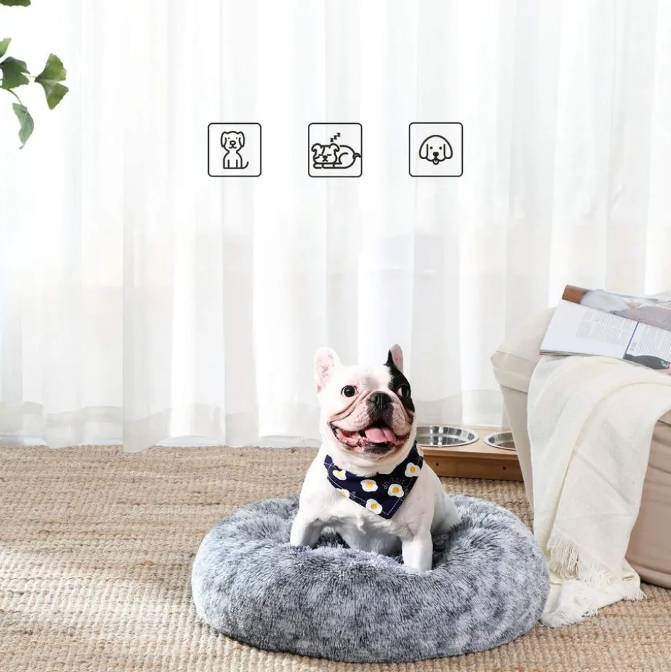 Discount SONGMICS Panier pour chien M gris