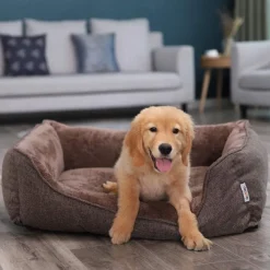 Flash Sale SONGMICS Panier pour chien peluche gris