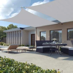 Cheap SONGMICS Parasol Ø 160 cm bleu blanc