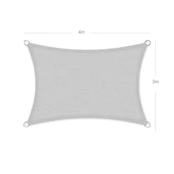 Cheap SONGMICS Parasol Ø 160 cm bleu blanc