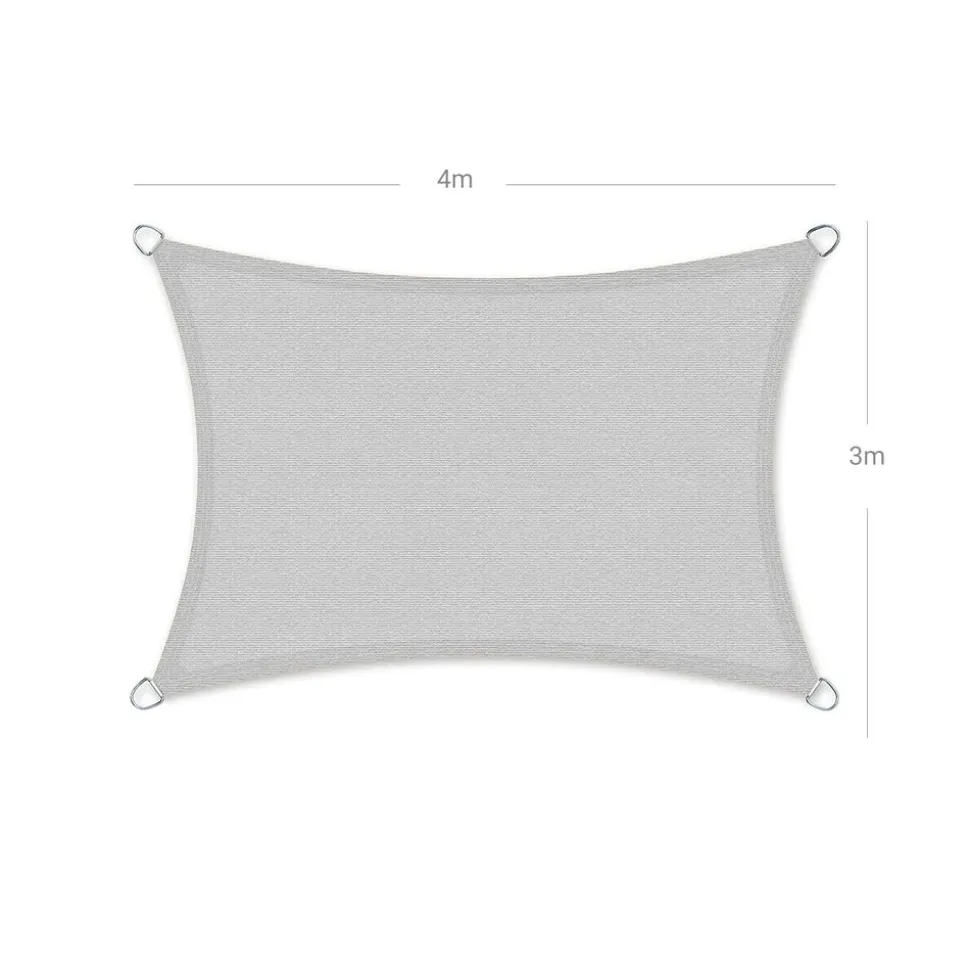 Cheap SONGMICS Parasol Ø 160 cm bleu blanc