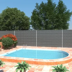 Discount SONGMICS Parasol Ø3 m gris