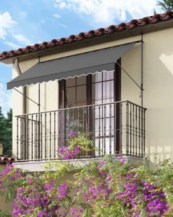 Flash Sale SONGMICS Parasol Ø2 m gris