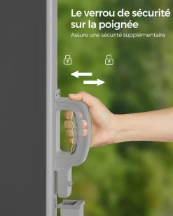 Store SONGMICS Parasol Ø3 m gris