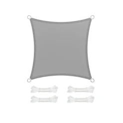 Shop SONGMICS Parasol 3 x 3 m gris