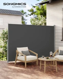 Flash Sale SONGMICS Parasol de jardin 270 x 270 cm inclinable gris tourterelle