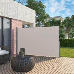 Flash Sale SONGMICS Parasol de jardin 270 x 270 cm inclinable gris tourterelle