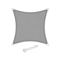 Outlet SONGMICS Parasol rectangulaire 200 x 150 cm sans pied gris