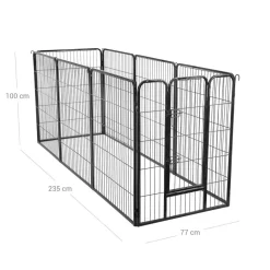 Fashion SONGMICS Parc 77 x 100 cm noir