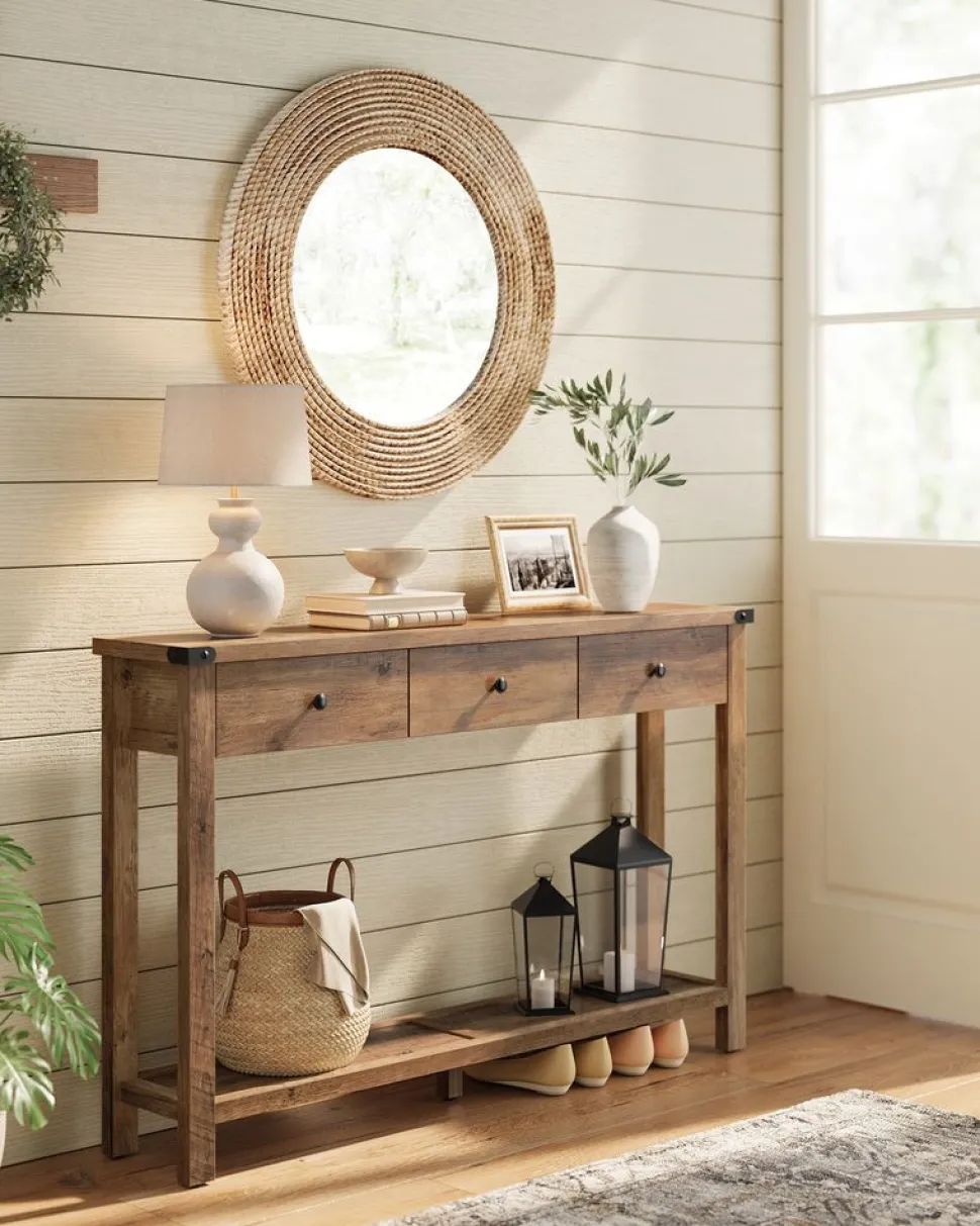 Store SONGMICS Pare-Vent Beige