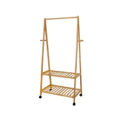 Store SONGMICS Penderie bambou Jaune