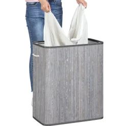 Discount SONGMICS Penderie tissu gris