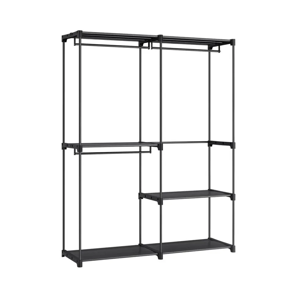 Clearance SONGMICS Penderie tissu gris