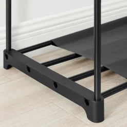 Clearance SONGMICS Penderie tissu gris