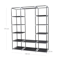 Cheap SONGMICS Petite table verre doré Doré + Blanc