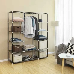 Cheap SONGMICS Petite table verre doré Doré + Blanc