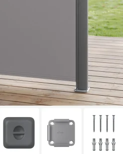 Best SONGMICS Piquet ancrage store Noir