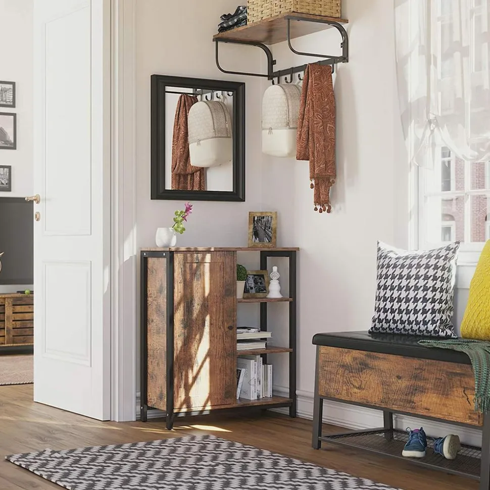 Store SONGMICS Placard 3 étagères industriel