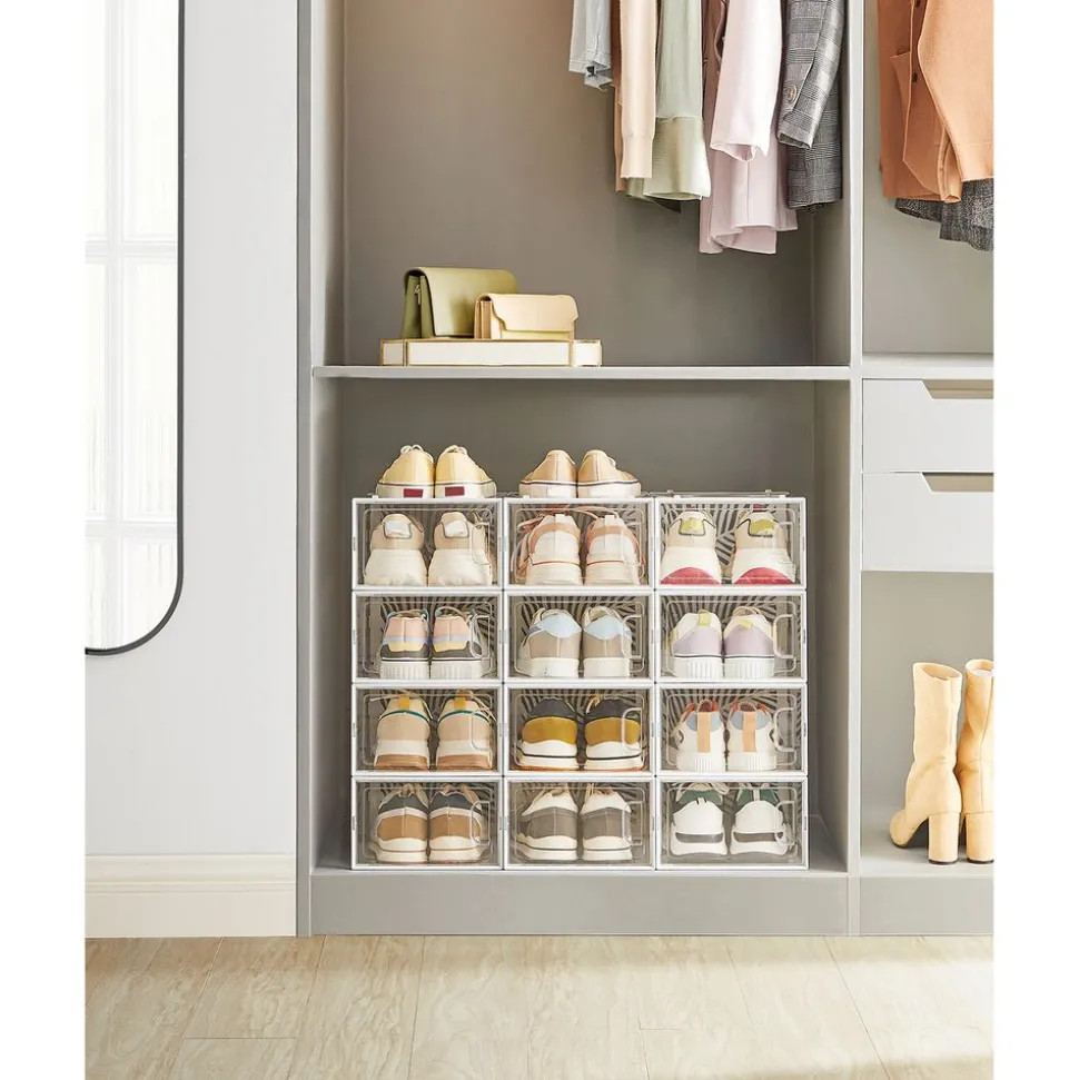 Flash Sale SONGMICS Placard avec 4 étagères réglables noir