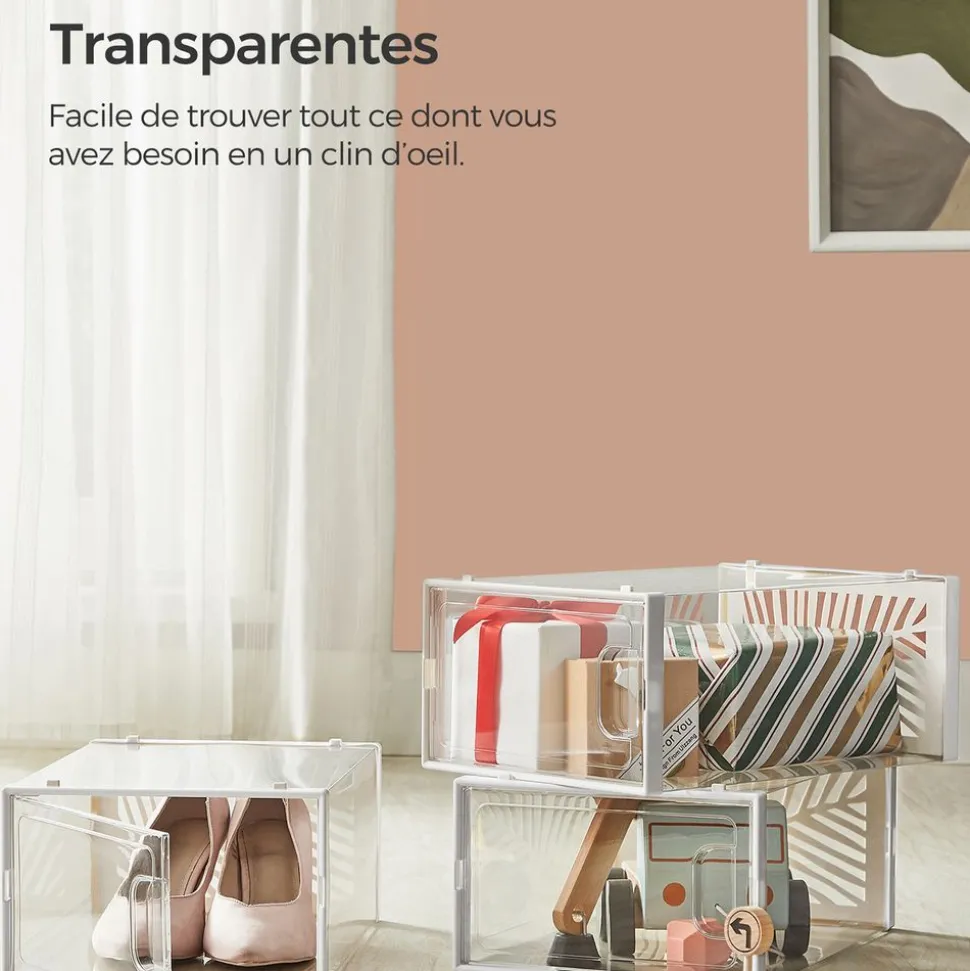 Flash Sale SONGMICS Placard avec 4 étagères réglables noir