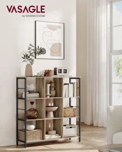 New SONGMICS Placard de cuisine avec 4 portes blanc