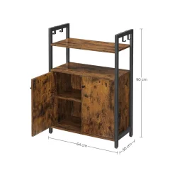 Shop SONGMICS Placard industriel Blanc