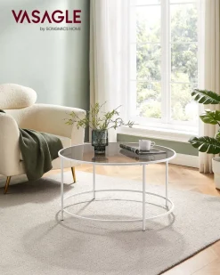 Store SONGMICS Placard mural miroir Blanc