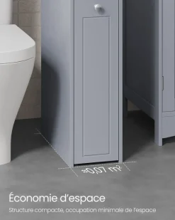 Best Sale SONGMICS Placard tour industriel Brun Vintage Noir