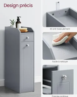 Best Sale SONGMICS Placard tour industriel Brun Vintage Noir