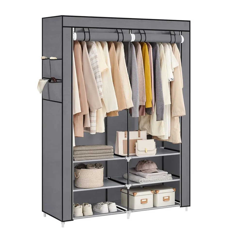 Fashion SONGMICS Plateau de lit pinces réglables beige naturel